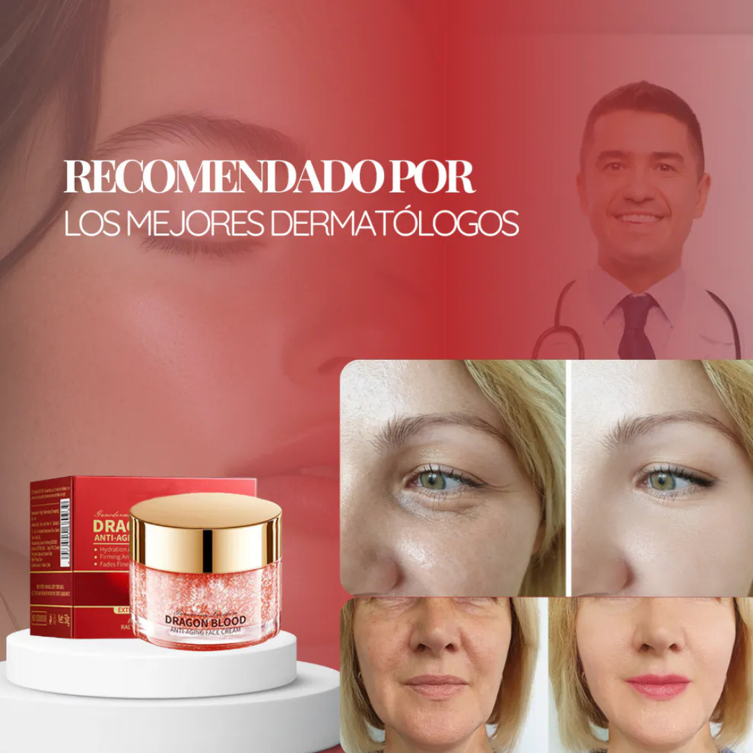 Crema AntiEdad Sangre de Dragón – Reafirma la Piel y Suaviza Arrugas