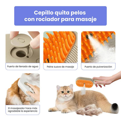 Cepillo de vapor 3 en 1 para Perros y Gatos (Copia)